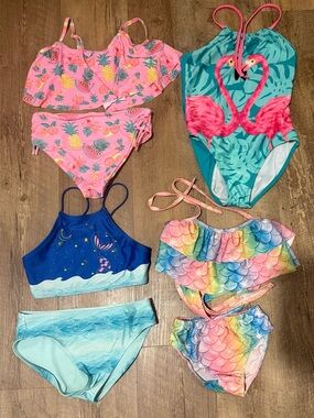 Lot of 10/12 girls swim suits